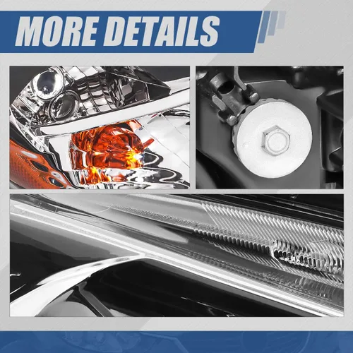 Vista 5 de Auto Dynasty Lámpara halógena para faros delanteros, modelo de fábrica, compatible con Mazda 6 2014-2017, lado derecho del pasajero, carcasa