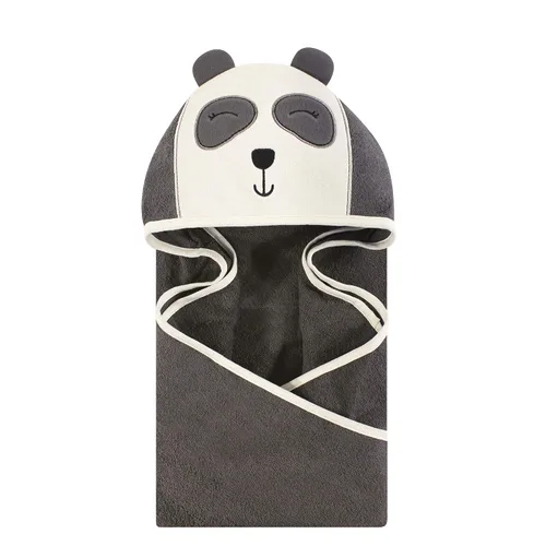 Vista 80 de Hudson Baby Toalla con capucha unisex de algodón con cara de animal para bebé, cocodrilo, talla única