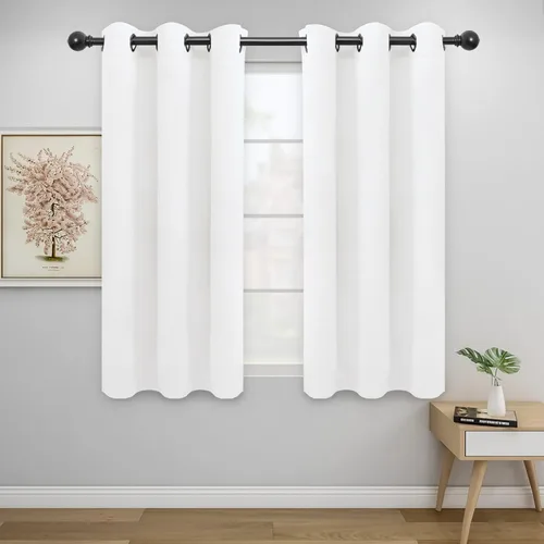 Vista 83 de Easy-Going - Cortinas opacas para dormitorio, aislamiento térmico sólido con ojales, cortinas de ventana para reducción de ruido, cortinas