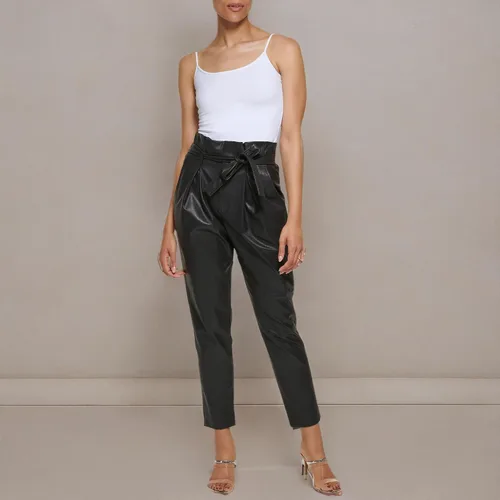 Vista 6 de DKNY Pantalón de cintura Misses Paperbag para mujer