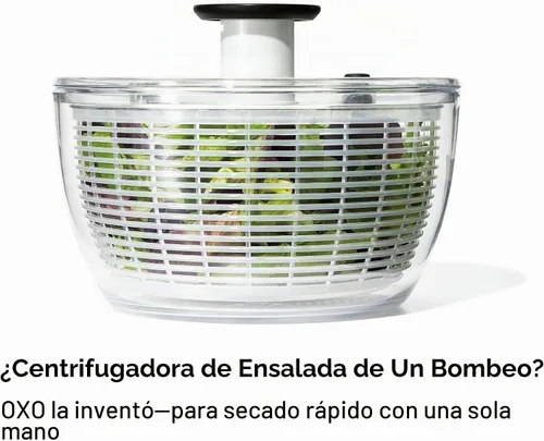 Vista 5 de OXO Centrifugador de ensalada, 1 UN
