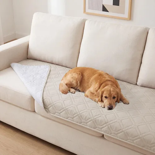 Vista 21 de Manta impermeable para perro, funda de cama para mascotas, para muebles, cama, sofá, sofá biplaza con respaldo antideslizante