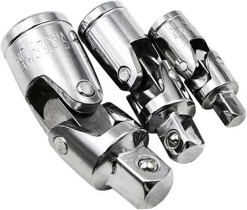 Vista 3 de Junta universal de impacto de aire conjunto conjunto de enchufes 3 piezas, 1/4 '', 3/8 '' y 1/2 '' Drive