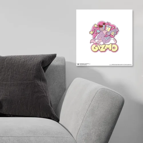 Vista 3 de Trends International Gallery Pops Gremlins - Arte de pared pastel Gizmo Candy, versión sin marco, 12 x 12 pulgadas