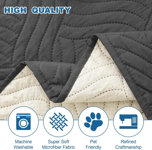Vista 7 de Deep Dream Fundas impermeables para silla reclinable, funda antideslizante para sofá reclinable, protector de muebles para niños perezosos, funda