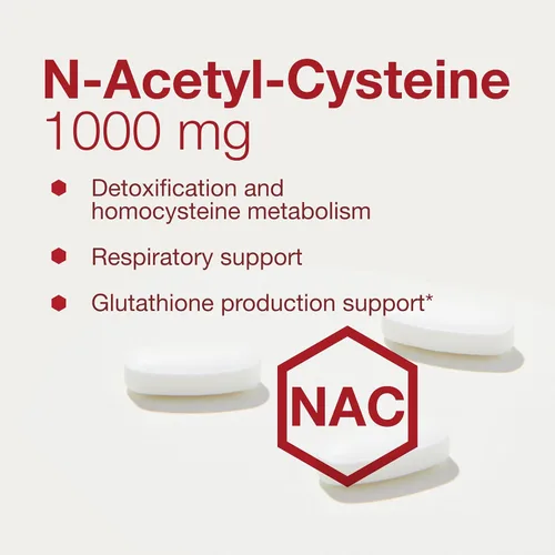 Vista 4 de Protocolo para Life Balance NAC 1000 mg, Respiratorio*, 120 Tabs