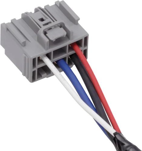 Vista 2 de Tekonsha 3026 Adaptador de cableado de control de freno de 2 enchufes para GM, color negro