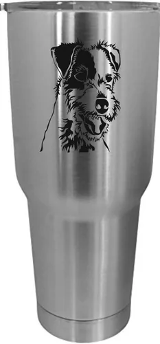 Vista 46 de Cairn Terrier - Vaso grabado con temática de perro, 30 onzas