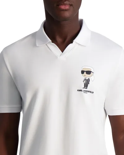 Vista 4 de Karl Lagerfeld Paris Men's Casual Short Sleeve Collared Polo