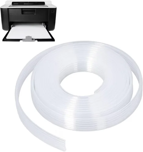 Vista 5 de Tubo de tinta flexible de repuesto de 6 líneas Tubo de tinta de impresora de 9.8 ft Tubo de tinta HTPE resina UV Tubo de tinta (transparente)