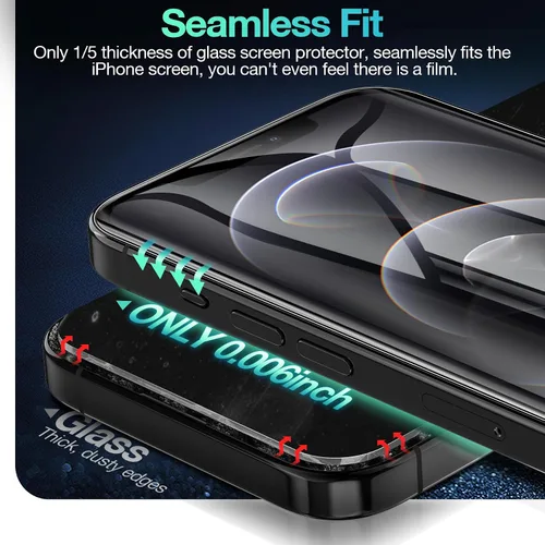 Vista 3 de Paquete de 3 protectores de pantalla flexibles para iPhone 12 Pro Max, película de hidrogel de TPU suave irrompible para iPhone 12 Pro Max