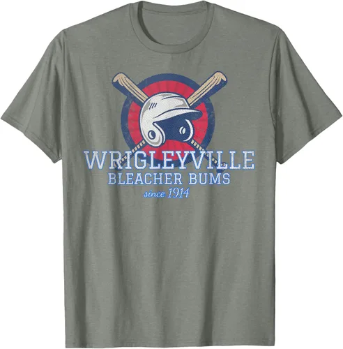 Vista 23 de Wrigleyville Bleacher Bums - Camiseta de béisbol divertida