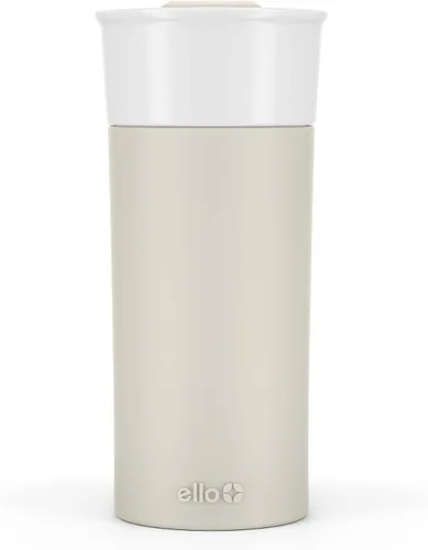 Vista 10 de Termo de viaje Ogden de Ello, de cerámica sin BPA, con tapa, 16 oz