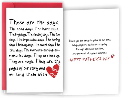 Vista 9 de Taco - Tarjeta de regalo para el día del padre de parte de la esposa, regalo feliz del día del padre para marido novio, tarjeta divertida del día