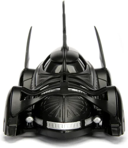 Vista 4 de Jada DC Comics Batimóvil de Batman Forever & Figura de Batman, vehículo de metal fundido 1:24 con figura