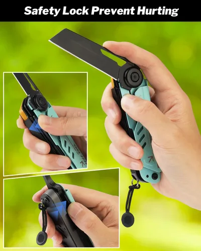 Vista 3 de VIPERADE VAK4 Multiherramienta de bolsillo para hombres, multifuncional 21 en 1 con funda, para camping al aire libre, supervivencia y uso diario