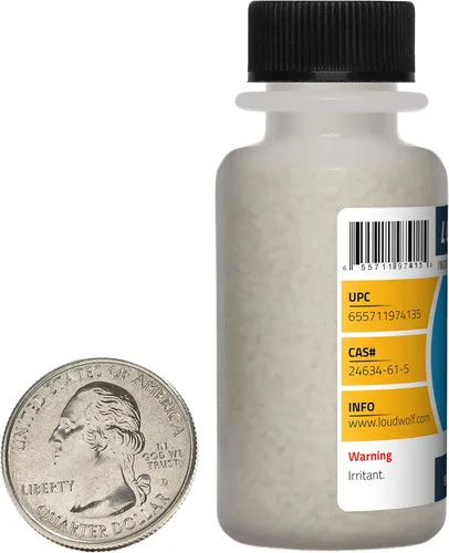 Vista 2 de Sorbato de potasio / 2 onzas / 4 botellas / 99% puro USP grado alimenticio / micropellets