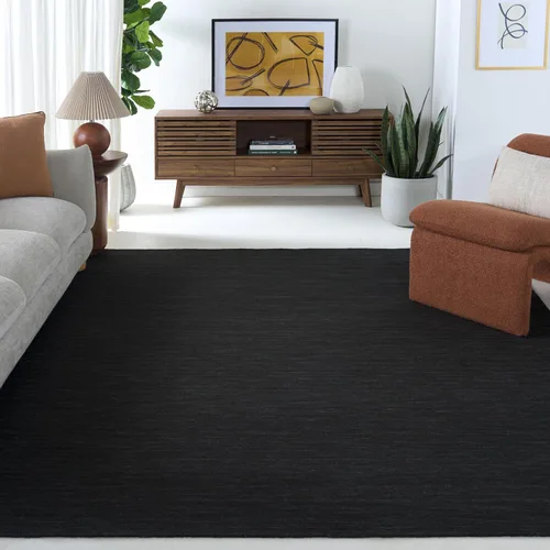 Vista 24 de SAFAVIEH Kilim Collection - Alfombra de pasillo de 2 pies 3 pulgadas x 9 pies, color beige, hecha a mano, de lana sólida, casual, ideal para zonas