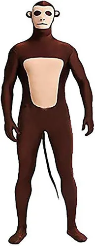 Vista 8 de VSVO - Traje de Greenman de cuerpo completo, color verde lima (verde lima, talla M)