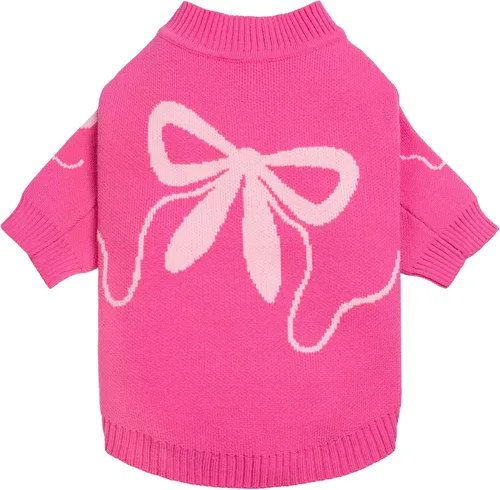 Vista 16 de Fitwarm Suéter de plátano para perro, ropa térmica de invierno para perros pequeños, niños y niñas, atuendo para mascotas, marrón, amarillo, XS