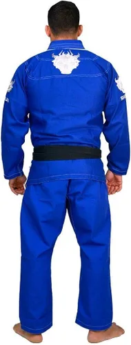 Vista 6 de SHOGUN Fight Jiu Jitsu Gi Tao Premium 15.87oz tejido de perlas de algodón BJJ