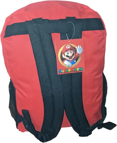 Vista 6 de Ruz Mochila Super Mario de 16 pulgadas con lonchera desmontable a juego