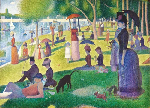 Vista 2 de MasterPieces Rompecabezas de 1000 piezas para adultos, familia o jóvenes, A Sunday On La Grande Jatte, 19.25 x 26.75 pulgadas