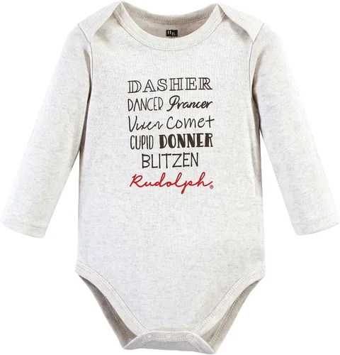Vista 5 de Hudson Baby - Body de algodón de manga larga para bebé