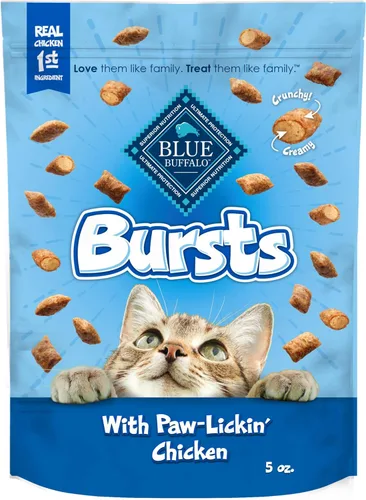 Vista 12 de Blue Buffalo Golosinas crujientes para gatos, pollo, explosiones, bolsa de 5 onzas, paquete de 4