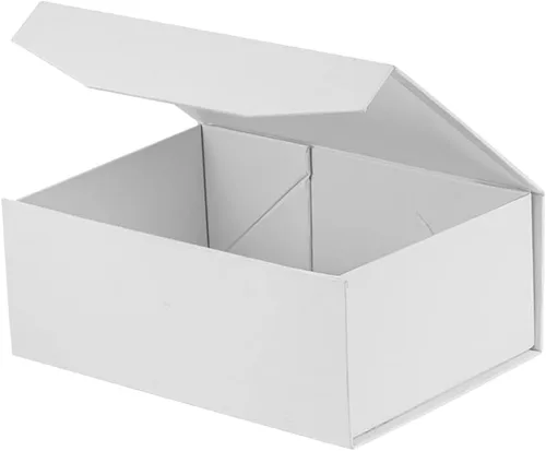 Vista 21 de Caja de regalo negra con tapa de 12 x 8 x 2.5 pulgadas, caja de regalo magnética para envolver, caja de regalo a granel para regalo, grano de malla