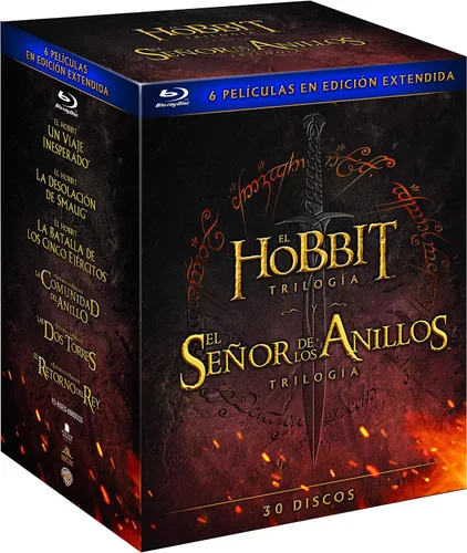 Vista 2 de El Hobbit Trilogía - El Señor de Los Anillos Trilogía [30 Discos]