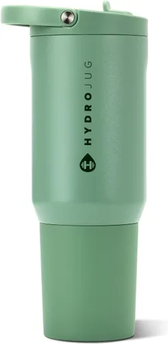 Vista 98 de HydroJug Sport - Botella de agua aislada de acero inoxidable de 20 onzas, All Star