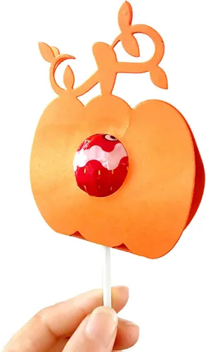 Vista 5 de ljhnba Soporte para piruletas de calabaza de Halloween, troqueles de corte, accesorios de decoración de álbumes de fotos, manualidades para diario