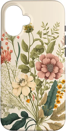 Vista 31 de Funda para iPhone 11 con diseño floral botánico vintage