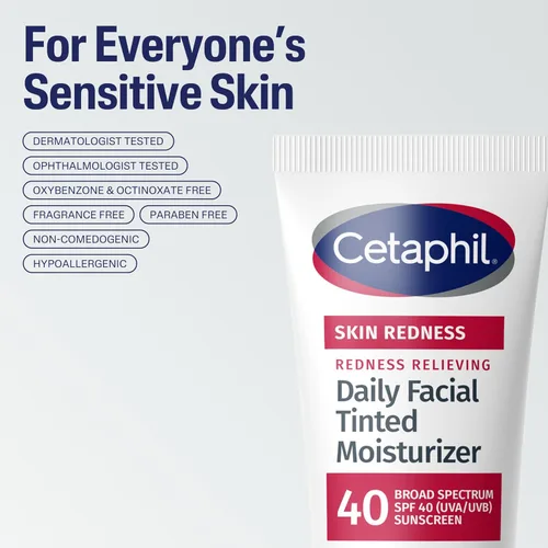 Vista 6 de Cetaphil Redness Alivia la humedad facial diaria SPF 20, 473 ml