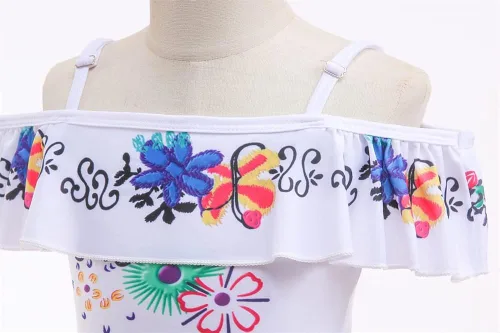 Vista 6 de Encanto Mirabel - Conjunto de traje de baño para niñas pequeñas