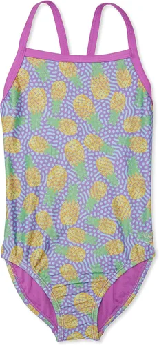 Vista 38 de Speedo Traje de baño de una pieza para niña con tiras finas Azul (Blue Print)