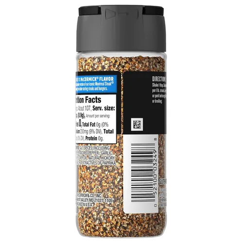 Vista 19 de McCormick Grill Mates Smoky Montreal - Condimento para carne, 3.4 onzas