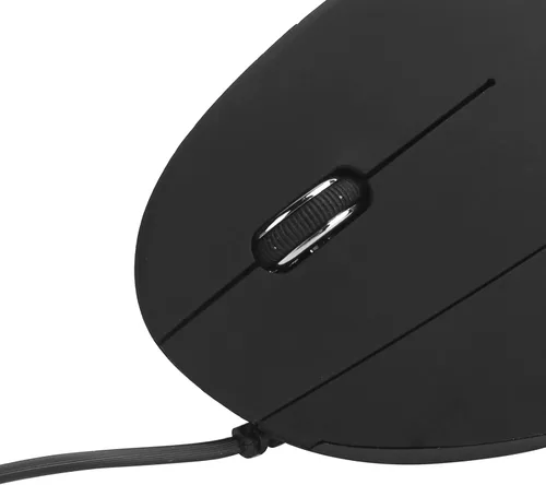 Vista 9 de Ratón de mano izquierda con cable, ratón vertical de mano izquierda, mouse ergonómico vertical 800/1200/1600DPI USB ratón óptico, fácil de usar.