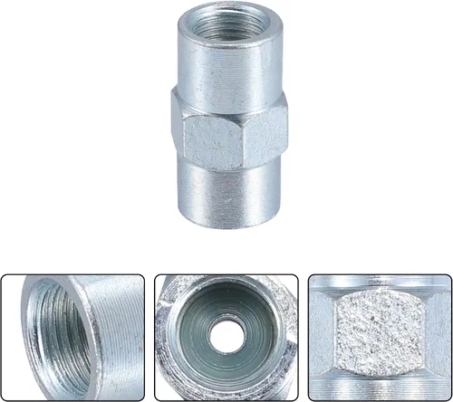 Vista 4 de X AUTOHAUX 10 unids motocicleta freno línea tubo accesorios M10x1mm para 3/16 "líneas de freno hidráulico Unión conector de tubería de freno duradero