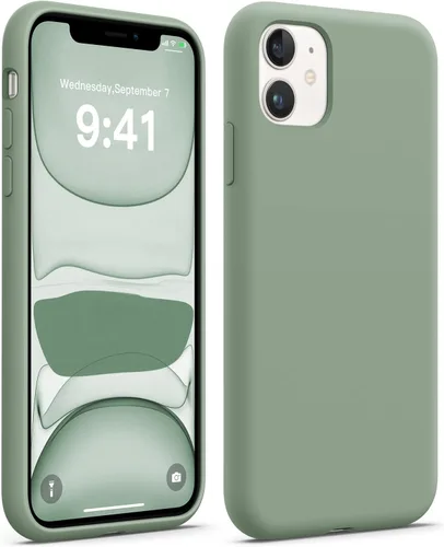 Vista 16 de AOTESIER Compatible con Funda iPhone 11, [Silicona de Grado Alimenticio] Protección Completa de Cuerpo Completo contra Caídas a Prueba de Golpes