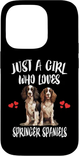 Vista 17 de Just A Girl Who Loves Springer Spaniels Dog Case for iPhone 17