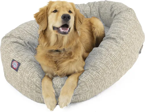 Vista 10 de Majestic Pet Products - Cama en forma de bagel para perro, color caqui, 32 pulgadas