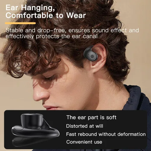 Vista 2 de auriculares colgantes sunshot Ows 5.4 Bluetooth, auriculares inalámbricos Bluetooth de conducción de aire, Bluetooth BT 5.4 de baja latencia