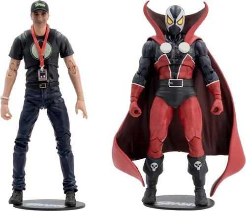 Vista 9 de McFarlane Toys - Figura de acción de Spawn & Todd McFarlane de 7 pulgadas, 2 unidades, 30 aniversario