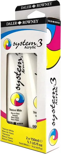 Vista 14 de Daler Rowney System3 - Juego de pintura acrílica de 10 tubos para adultos, suministros de pintura acrílica para artistas y estudiantes, pinturas