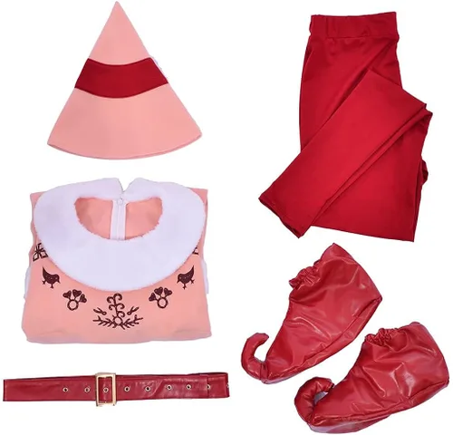 Vista 7 de Disfraz de elfo de Lady Jovi para Halloween Navidad cosplay juego completo