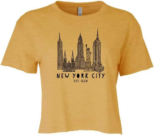 Vista 10 de Cute Women's Screen Location Printed Crop Tee, Shirts With Sayings
