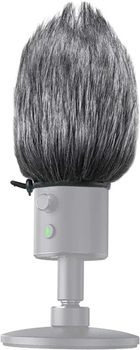 Vista 8 de Seiren V2 X Funda de espuma o Razer Seiren V2 Pro Mic Pop Filter, cubierta de micrófono compatible con micrófonos USB Razer Seiren V2 Pro y Razer