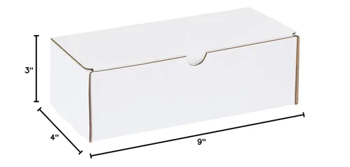 Vista 2 de BOX USA BML943 Sobres de literatura, 9 x 4 x 3 pulgadas, color blanco (paquete de 50)